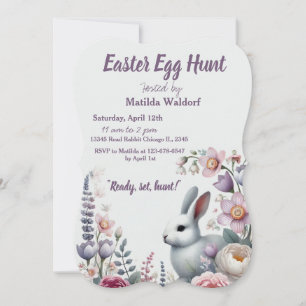 Easter Egg Hunt Bunny Invitation