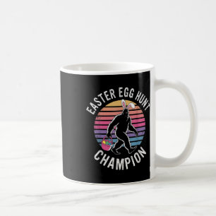 Easter Egg Hunt Champion Funny Bigfoot Bunny Eggs  Coffee Mug