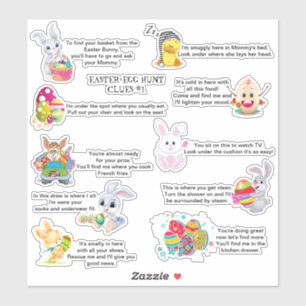 Easter Egg Hunt Clues   Holidays