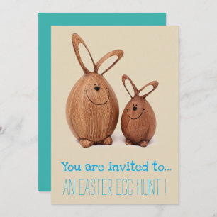 Easter Egg Hunt Easter party cute bunnies Invitation