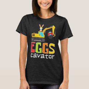 Easter Egg Hunt Eggscavator Cute Loves Bunny Drivi T-Shirt
