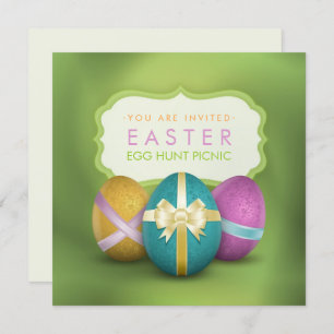 Easter Egg Hunt Family Picnic Invitation