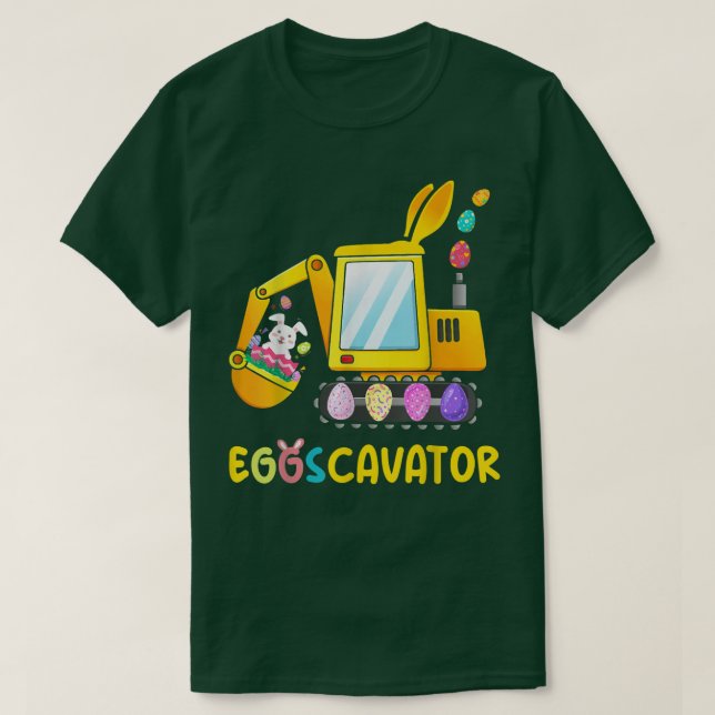 Easter Egg Hunt  For Kids Toddlers Funny EggsCavat T-Shirt (Design Front)