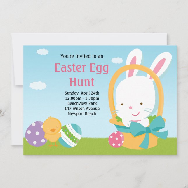 Easter Egg Hunt Invitation (Front)