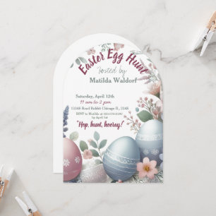Easter Egg Hunt Invitation Fun & Festive Invite