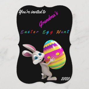Easter Egg Hunt Invitation - Personalise Name/Year