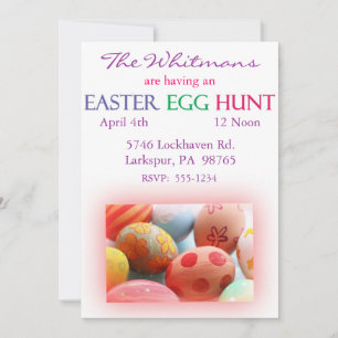 Easter Egg Hunt Invitations