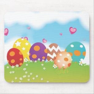 Easter Egg Hunt Mouse Pad