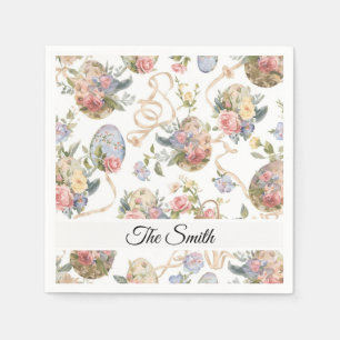 Easter Egg Hunt Party Napkins with Name