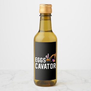 Easter Egg Hunt Shirt For Kids Funny Eggs Cavator Wine Label