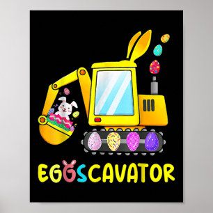 Easter Egg Hunt Shirt For Kids Toddlers Funny Eggs Poster