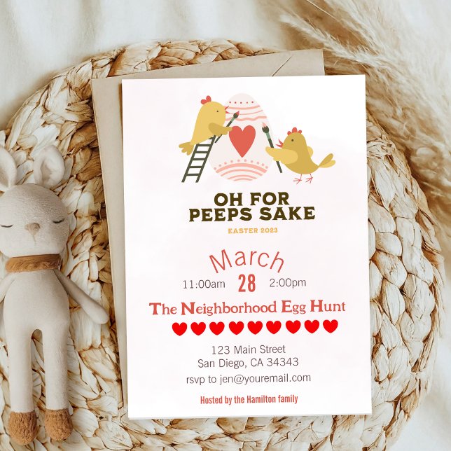 Easter Egg Hunt Spring Party Invitation (Creator Uploaded)