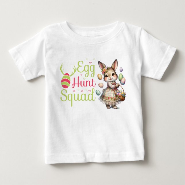 Easter Egg Hunt Squad Baby T-Shirt (Front)