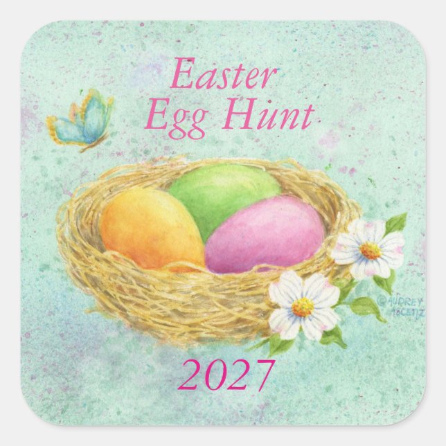Easter Egg Hunt Stickers 2027 (Front)