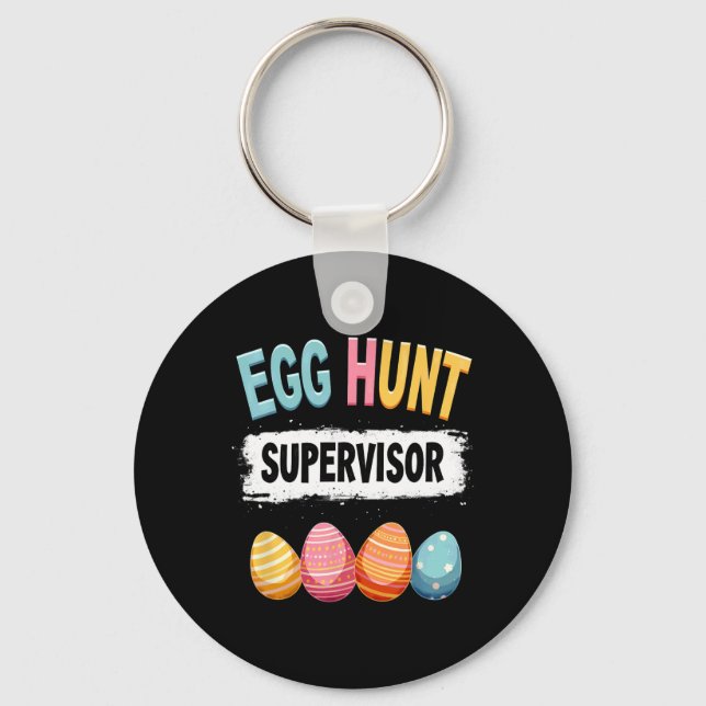 Easter Egg Hunt Supervisor 1  Key Ring (Front)