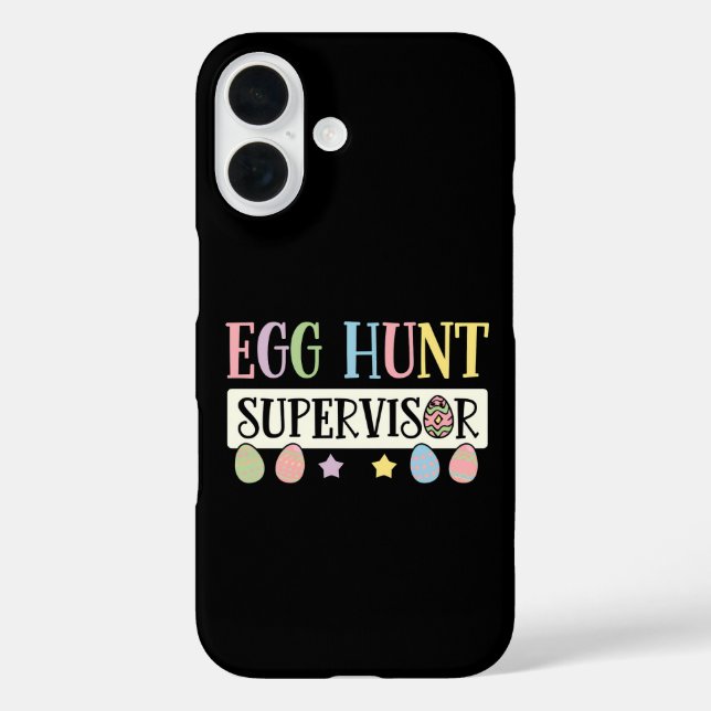 Easter Egg Hunt Supervisor Funny Family Easter Case-Mate iPhone Case (Back)