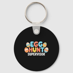 Easter Egg Hunt Supervisor Rabbit Bunny Easter Day Key Ring