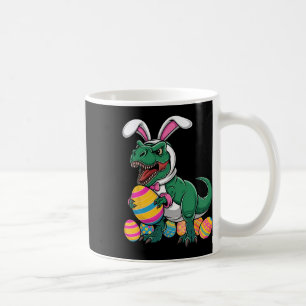 Easter Egg Hunt T Rex Dinosaur Bunny Happy Eastraw Coffee Mug