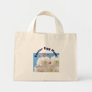 Easter Egg Hunt Tote Bags Spring Blossoms
