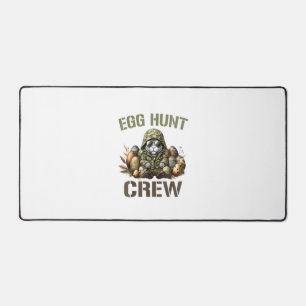 Easter Egg Hunter Crew Camo Hunting Easter Day T-S Desk Mat