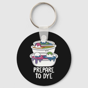 Easter Egg Hunting Prepare To Dye Funny Easter Day Key Ring