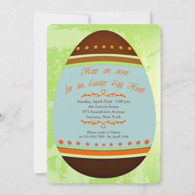 Easter Egg Invitation (Front)