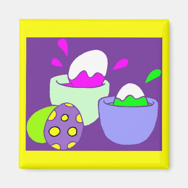 Easter Egg Painting Magnet (Front)