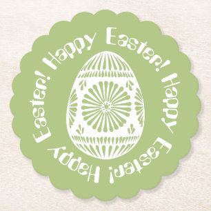 Easter Egg paper coasters 1