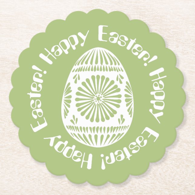 Easter Egg paper coasters 1 (Front)