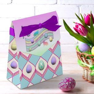 Easter Egg Pattern Favour Box