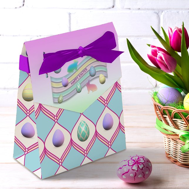 Easter Egg Pattern Favour Box (Creator Uploaded)