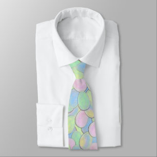 Easter Egg Pattern Tie