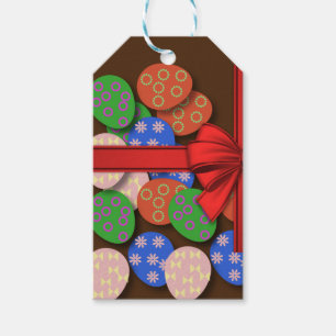 Easter Egg Patterned   Gift Tags