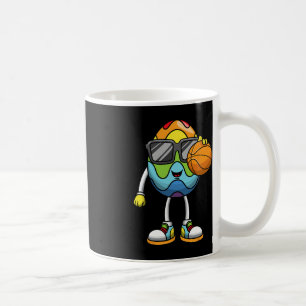 Easter Egg Playing Basketball Sports Boys Men Kids Coffee Mug