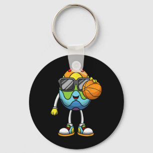 Easter Egg Playing Bysketbyll Sports Boys Men Kids Key Ring