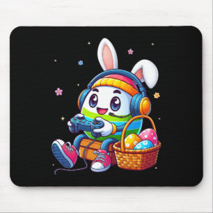 Easter Egg Playing Video Game For Gamer Boys Men T Mouse Pad