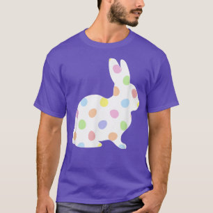 Easter Egg Polka Dot Bunny Rabbit  T-Shirt