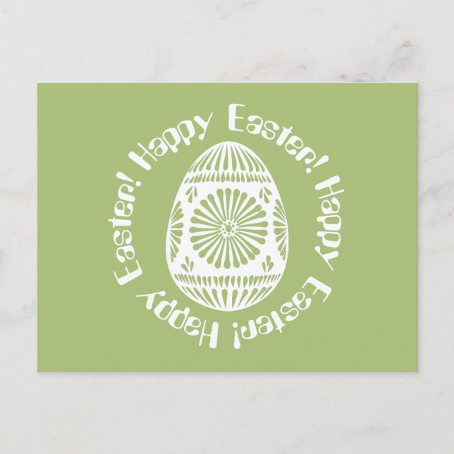 Easter Egg postcard (Front)