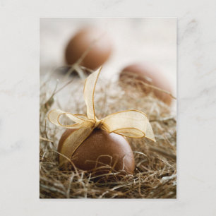 Easter egg postcard