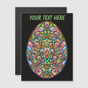 Easter Egg Psychedelic Design Kids Organic T-Shirt