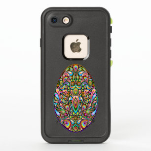 Easter Egg Psychedelic Design Kids Organic T-Shirt