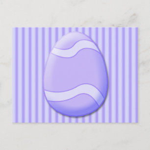 Easter Egg (Purple) Postcard