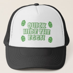 Easter Egg Saying Trucker Hat