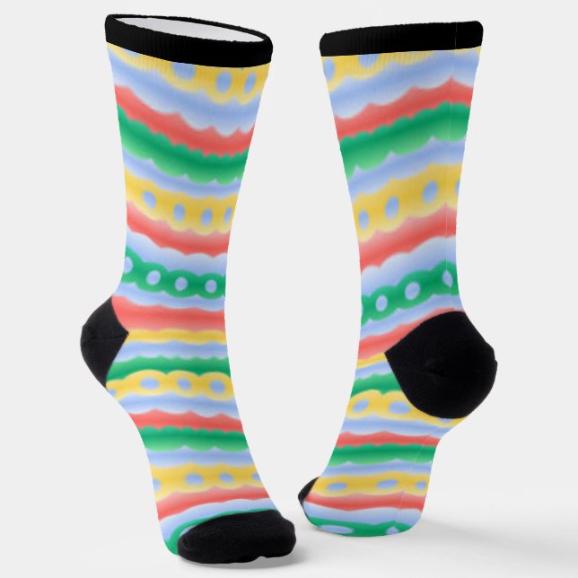 Easter Egg Socks Festive Easter Socks Customize (Angled)