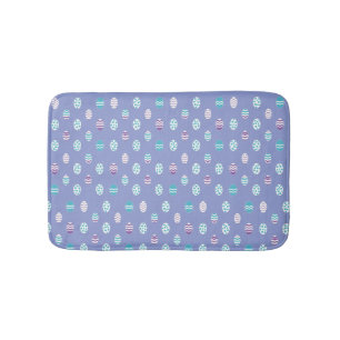 Easter egg/spring pastel bath mat