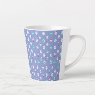 Easter egg/spring pastel  latte mug