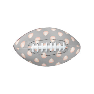 Easter Egg Style Elegant Print Pattern Football