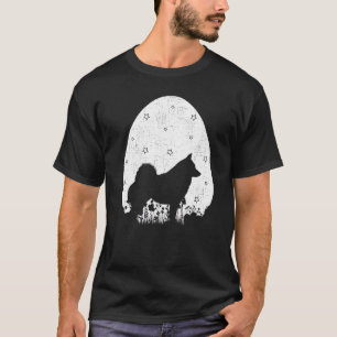 Easter Egg Vintage Retro Style Schipperke Dog East T-Shirt