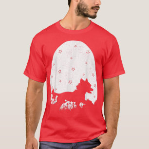 Easter Egg Vintage Style Chinese Crested Dog Easte T-Shirt