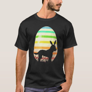Easter Egg Vintage Style Cockapoo Dog Easter T-Shirt